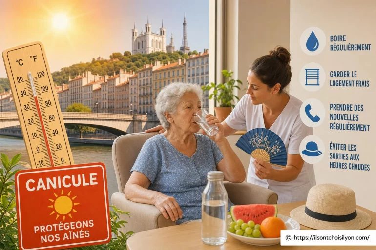 Canicule à Lyon : comment protéger efficacement les personnes âgées