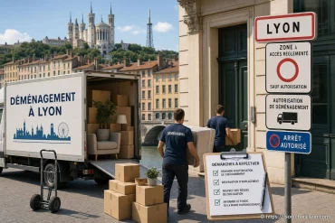 Déménagement à Lyon : autorisation et démarches pratiques