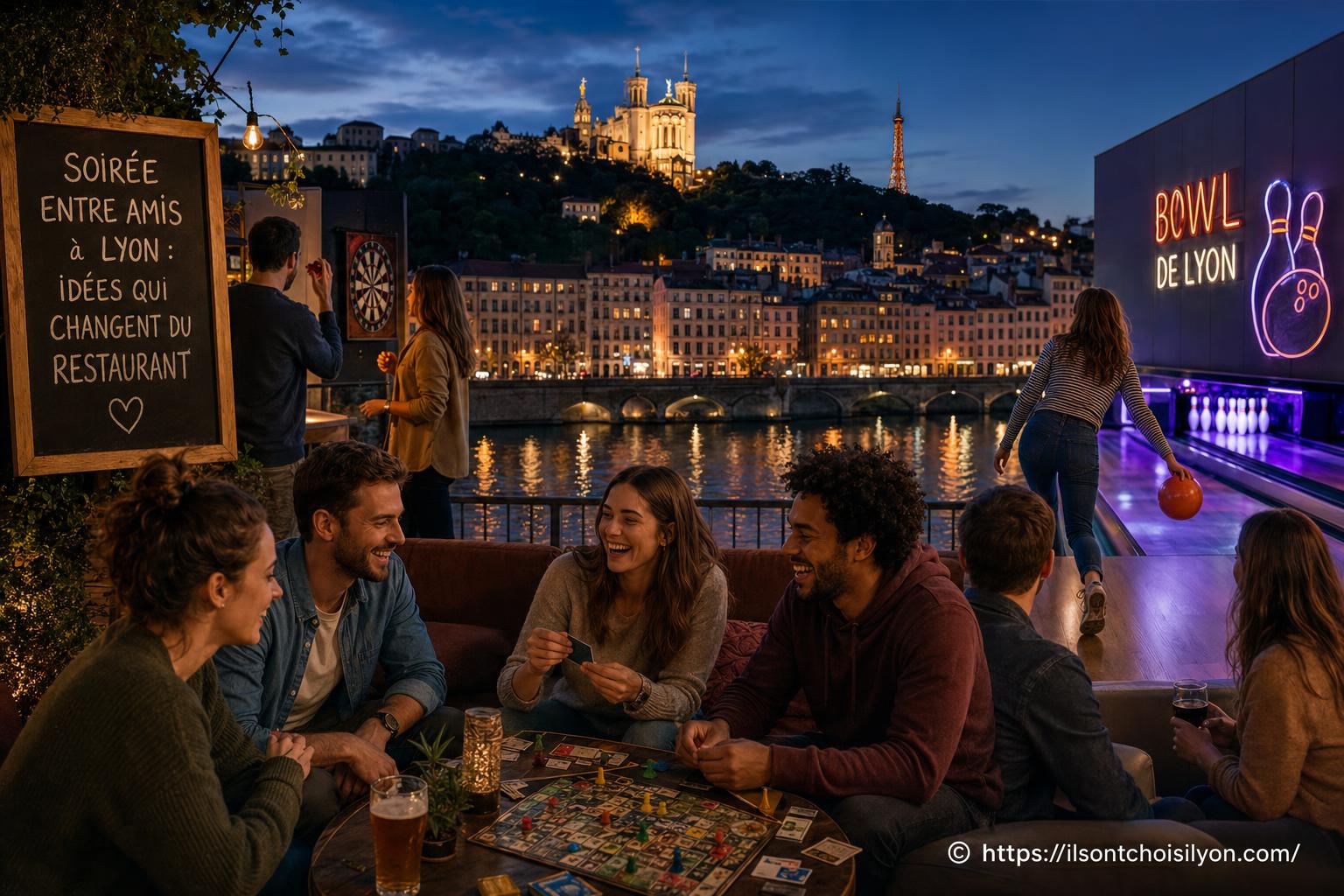 Soirée entre amis à Lyon : quelles idées originales pour changer du restaurant ?